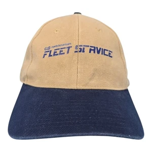 North American Fleet Service Baseball Cap Mütze verstellbar hellbraun blau Arbeitskleidung - Bild 1 von 9