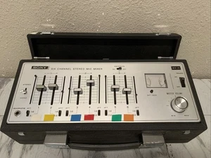 VINTAGE SONY MX-12 6 KANAL STEREO MIKROFON / INSTRUMENTENMIXER - Bild 1 von 22