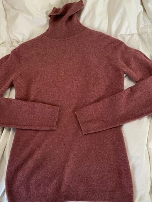 Suéter Garnett Hill 100% Cachemira Cuello Tortuga S Foto 1 de 4