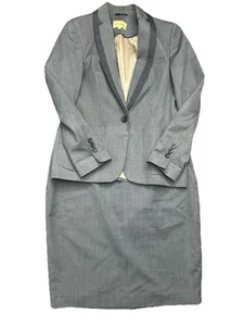 Next Petites Women’s Blue 2 Piece Jacket & Skirt Suit Set UK12-14 - Picture 1 of 9