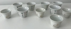 10 x tazones/tazas de té chino - 2 diseños/estilos - Imagen 1 de 4