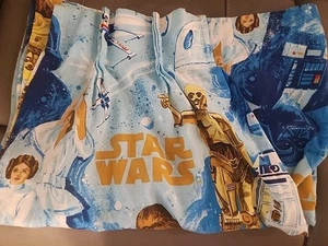Vintage Star Wars Vorhänge Ende der 70er JC Pennys 2 Vorhänge je 24"x60" TOP - Bild 1 von 9