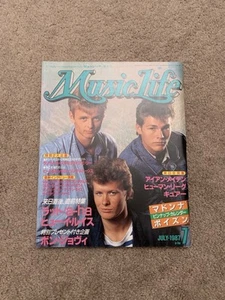 Vintage Music Life Magazine July 1987 a-ha Bon Jovi Huey Lewis Ratt Japan Import - Picture 1 of 11