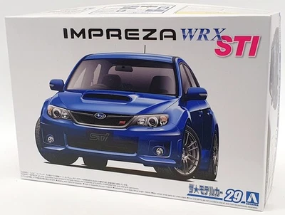 Aoshima 1/24 Scale Model Car Kit 58343 - Subaru Impreza WRX STI - Image 1 of 4