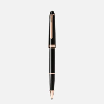 Nuevo bolígrafo Montblanc Meisterstuck Classique con adornos dorados regalo a medida. Foto 1 de 4