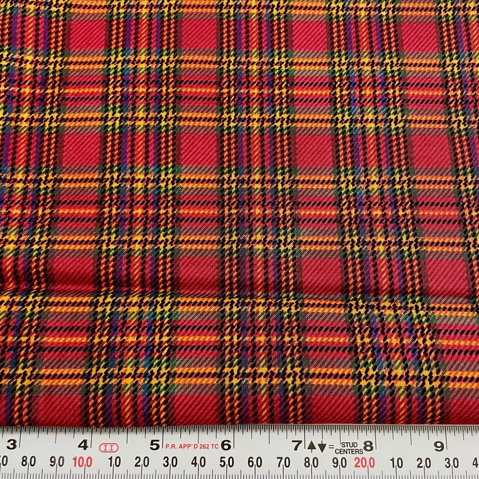 Tela de algodón a cuadros Lady Zinnia de Ro Gregg para Northcott por media yarda Foto 1 de 2