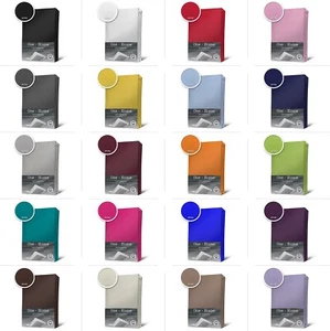 Jersey Spannbettlaken Spannbetttuch Baumwolle 90x200 140x200 180x200 & Topper... - Bild 1 von 25