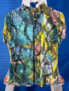 Womens Blouse Stetchy 7th Avenue Design Studio New York and Company Size Large - Picture 1 of 4