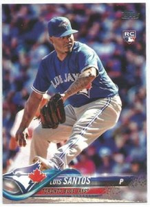 Luis Santos Toronto Blue Jays 2018 Topps Rookie Card