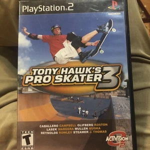 Tony Hawk's Pro Skater 3 Etiqueta Negra Sony Playstation 2 PS2 Limpio - Imagen 1 de 4