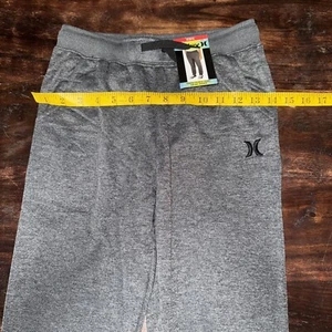 Boy’s HURLEY Youth French Terry Solar MED (10/12) Gray Jogger-NWT - Picture 1 of 18
