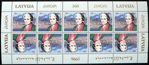 Latvia Miniature Sheet - Europa_96 - Famous women - MNH - Picture 1 of 1