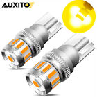 1PAIR T10 501 194 LED SMD Yellow Light Dashboard Interior Bulb Lamp for Car