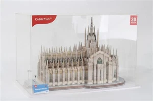 Rompecabezas CubicFun 3D - DUOMO DI MILANO ESCALA ENSAMBLADA 1/290 CON ESCAPARATE DE PVC - Imagen 1 de 7