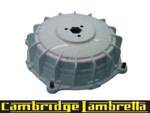 Lambretta Rear Hub Brake Drum Li SX TV Lis GP WHITE Uni With Studs Cone - Picture 1 of 2