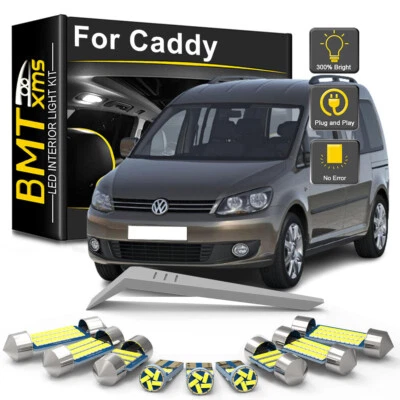 LED Interior Light Bulb For Volkswagen Caddy II III IV 2 3 4 MK2 MK3 MK4 96-2019 - Image 1 of 4