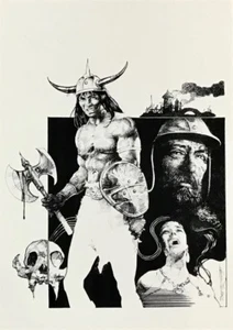 LITOGRAPHIE De Conan Le Barbare - Tiferno Comics - Tony DeZuniga - Picture 1 of 1