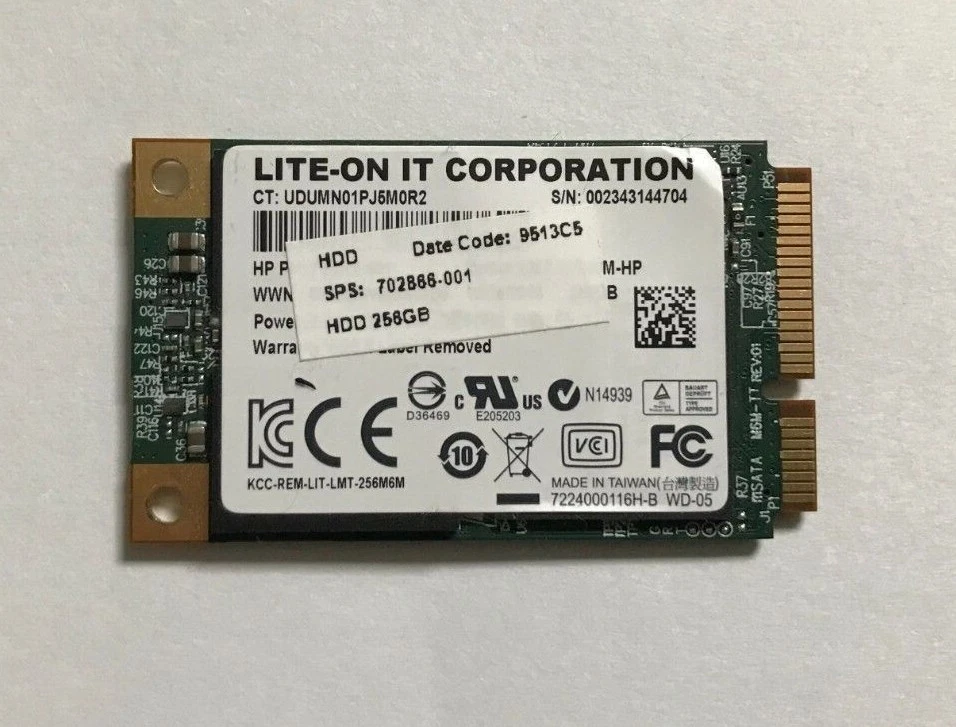LITEON IT Corporation mSATA 256GB Solid State Drive - Image 1 of 1