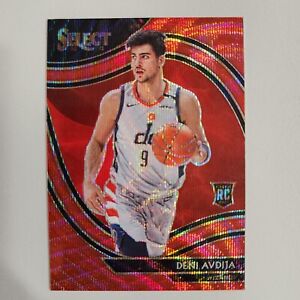 2020-21 Select Deni Avdija Red Wave Prizm Courtside Rookie RC #292