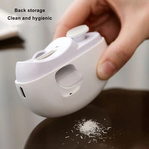 2 In 1 Electric Nail Clipper Rechargeable Light Safety Fingernail Trimmer Fo - Picture 1 of 24