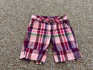 Ellemeno Girls Pink Checkered Shorts Size S - Picture 1 of 4