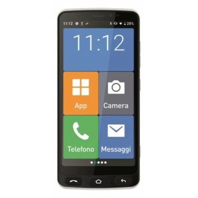 SMARTPHONE SAIET WHATSAPP FACILE DISPLAY 5" CON TASTI GRANDI, DUAL SIM,  - Immagine 1 di 3
