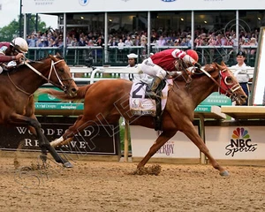 RICH STRIKE 2022 KENTUCKY DERBY WINNER HORSE RACING SONNY LEON UP 11X14 PHOTO - Picture 1 of 1