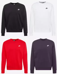 NIKE Sweater Pullover Pulli Sweatshirt Sportswear Club Fleece rundhals Shirt - Bild 1 von 5