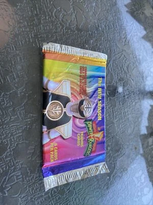 MIGHTY MORPHIN POWER RANGERS THE NEW SEASON TRADING CARDS 5 PACK 1994 - Image 1 of 2