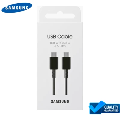 Original Type Samsung USB-C to USB-C 3A Super Fast Charging Cable 1m and 1.8m - Image 1 of 2