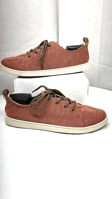 Usado Tênis Spenco Santa Clara Couro Terra Cotta Tamanho 11B Salto Elástico - Imagem 1 de 4