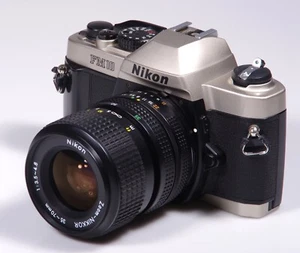 KIT NIKON 24x36 NIKON FM10 + ZOOM NIKKOR 35-70mm AI-S FILM 135 NIKON FM FM2 FM3A - Photo 1/9