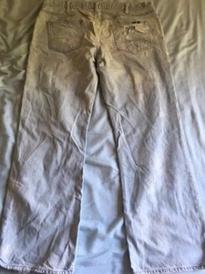Hollister Skinny, Men Light Wash, Button Fly  Jeans Size 36X32 STYLISH RIPPED - Picture 1 of 11