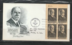U.S. 1962 Charles Hughes First Day Cover FDC, Scott # 1195 **See pic*** - Picture 1 of 1