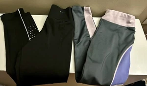 Lot of 2 ZARA Girls Pants Leggings Clothing Size 6 Yrs Dri Fit Active EUC - Picture 1 of 5