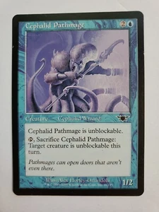 MTG Magic The Gathering Card Cephalid Pathmage Creature Cephalid Wizard Blue  - Picture 1 of 2