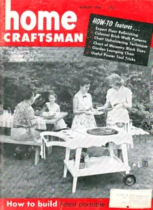 Home Craftsman Magazine Aug. 1956 Vol.25 No.4 Vintage DIY's & Advertising - Bild 1 von 4