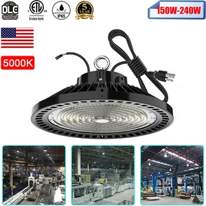 ETL UFO LED High Bay Light 150W 200W 240W LED Work Shop Warehouse 5000K Fixture - Picture 1 of 17