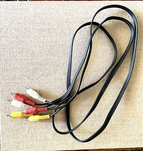 RCA 6' Cavo Cavo Audio Stereo Av Maschio 3 RCA a 3 Maschio Composito - Foto 1 di 4
