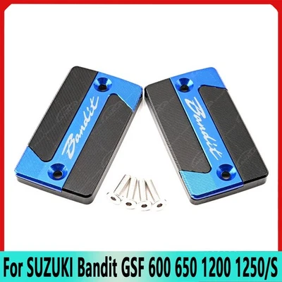 Front Brake Fluid Reservoir Cover Cap For SUZUKI Bandit GSF 600 650 1200 1250/S - Image 1 of 4