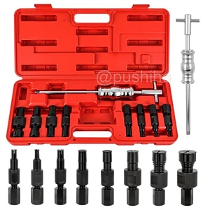 9pcs Blind Hole Inner Bearing Puller Kit Remover Slide Hammer Internal 8-32mm US - Foto 1 di 9