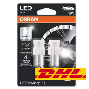 P21W SL White 6000K 12V Blister 2 St. OSRAM 7506DWP-02B Paar Neu - Bild 1 von 1
