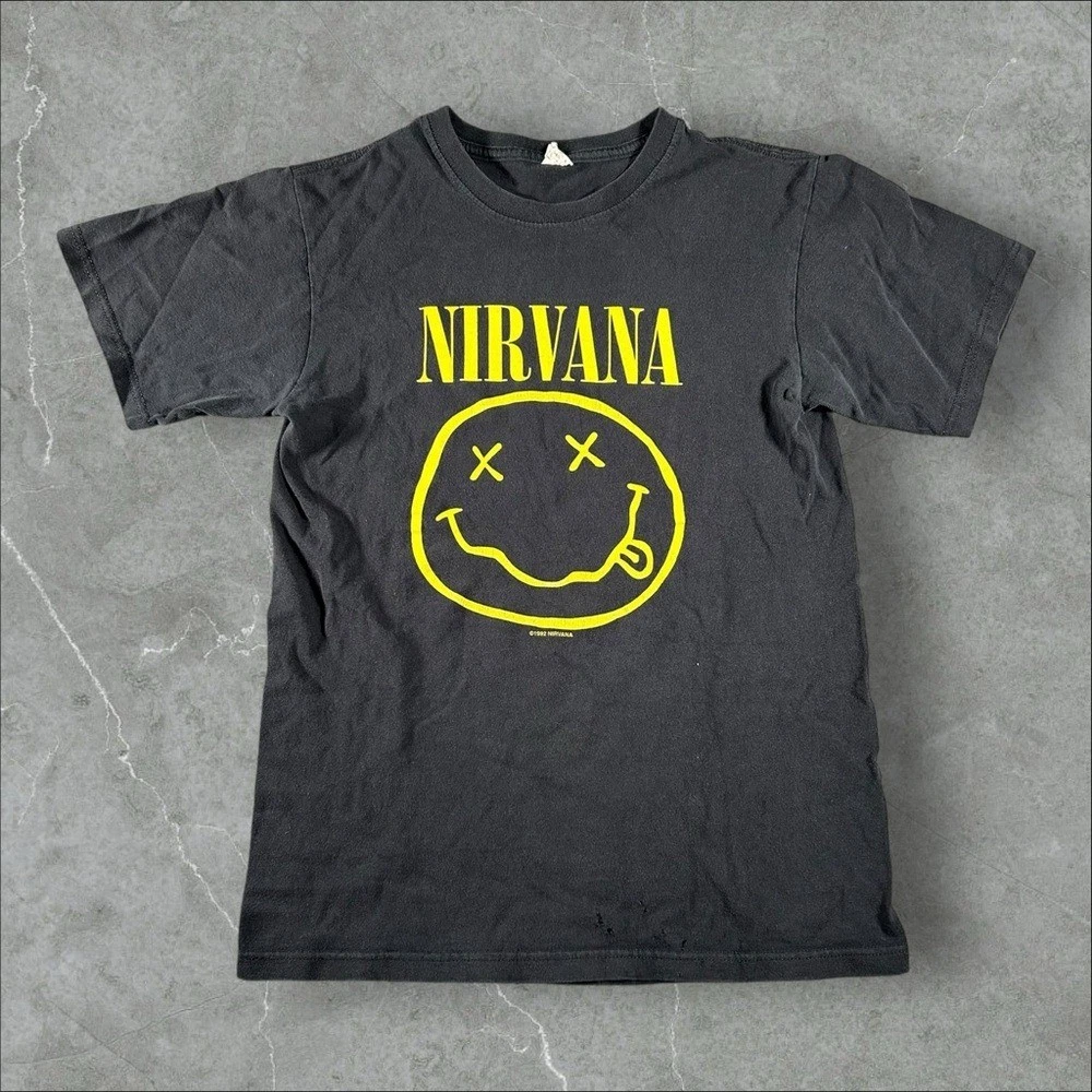 Nirvana Shirt In Men's Vintage T-Shirts for sale - eBay