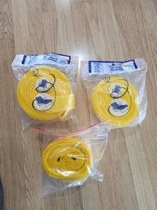 Vintage Rasenstuhl Gurtband Frost King gelb 300 + Meter alles lesen - Bild 1 von 11