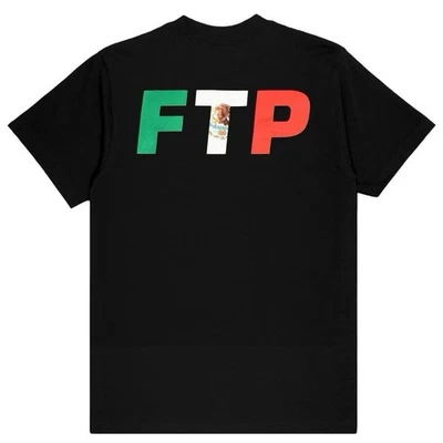 FTP Mexican Flag Logo Black T-Shirt Size L Brand New In Hand Ready To Ship - Image 1 of 4