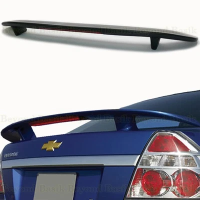 Chevy Aveo 4DR Sedan 2004-2009 2010 2011 Factory Style Spoiler Wing W/L PRIMER - Изображение 1 из 4