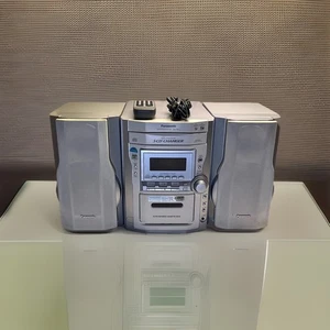 Panasonic SA-PM11 Steroanlage SA-PM11 5 CD Wechsler/Kassette/Fernbedienung getestet funktioniert - Bild 1 von 8
