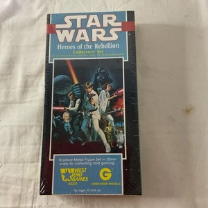 1988 Star Wars Heroes of the Rebellion 10 25 mm figuras de metal West End Games - Imagen 1 de 4