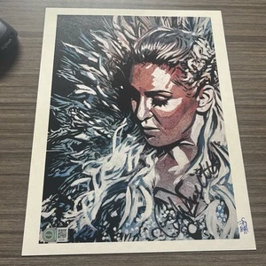 Charlotte Flair Signed Remarqued Schamberger 11x14 SWAU Certified WWE WWF AEW - Picture 1 of 1