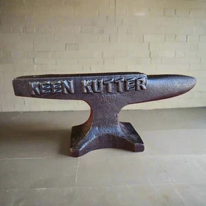 Pisapapeles yunque de hierro fundido Keen Kutter con acabado antiguo (4,5" x 3") - Imagen 1 de 3